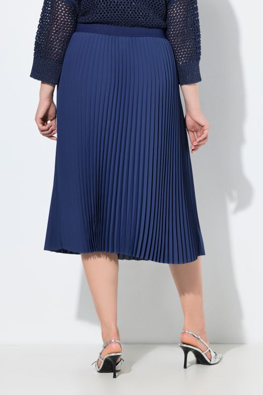 Пола плисирана с еластична талия