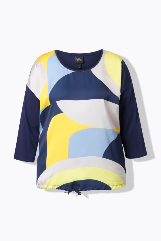 Тениска с геометричен принт