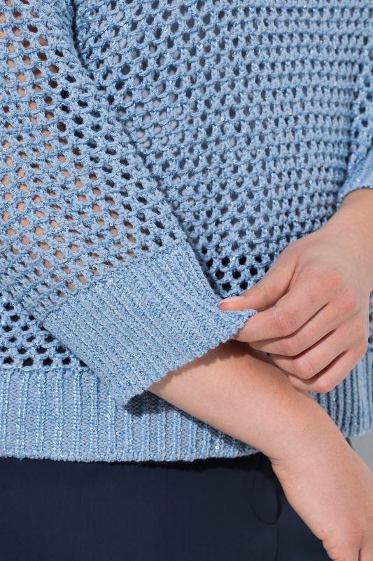 Пуловер с пайети