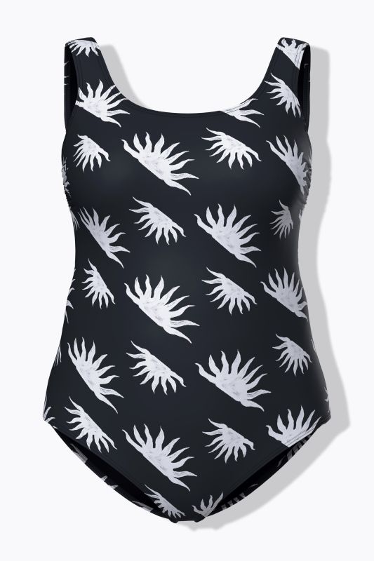 Бански с принт на слънце