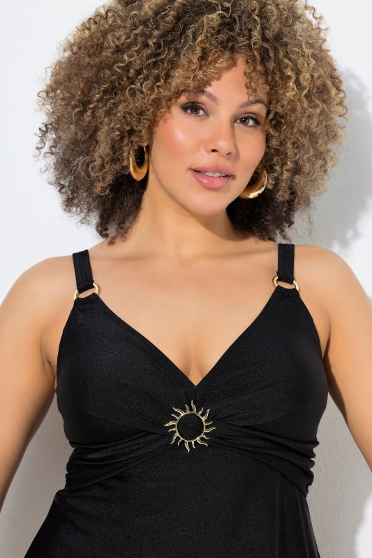 Танкини с бляскав акцент