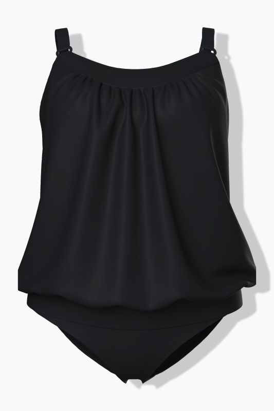 Танкини с еластичен подгъв