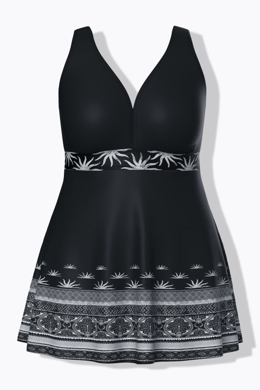 Бански тип рокля с микс от слънца