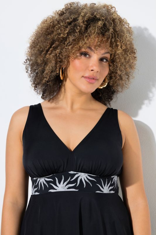 Бански тип рокля с микс от слънца