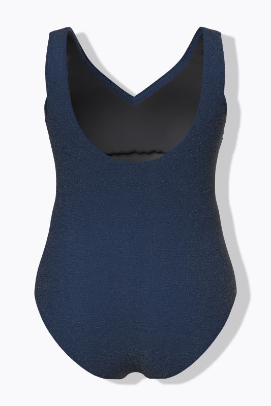 Бански с цветни бляскави райета