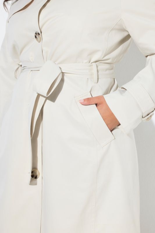 Micro Peach Trench Coat