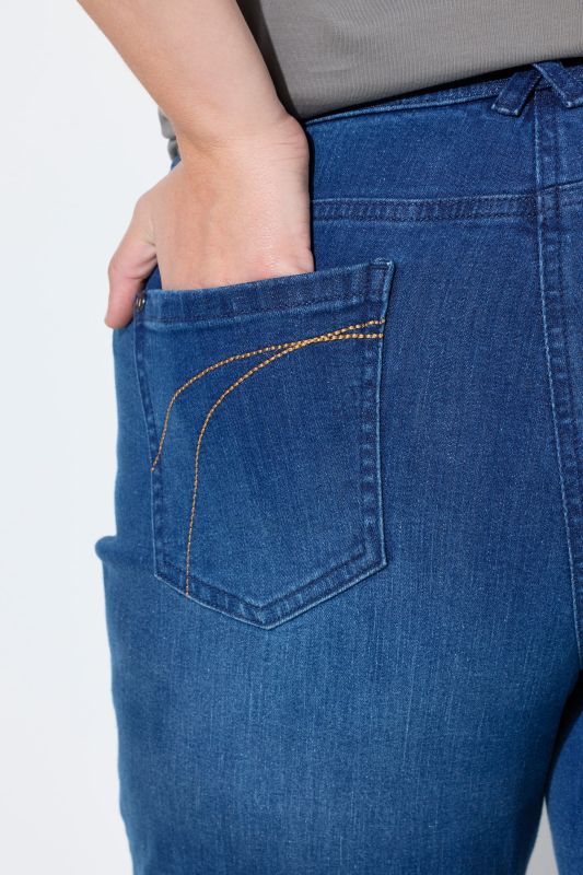 Дънки памучни с широки крачоли