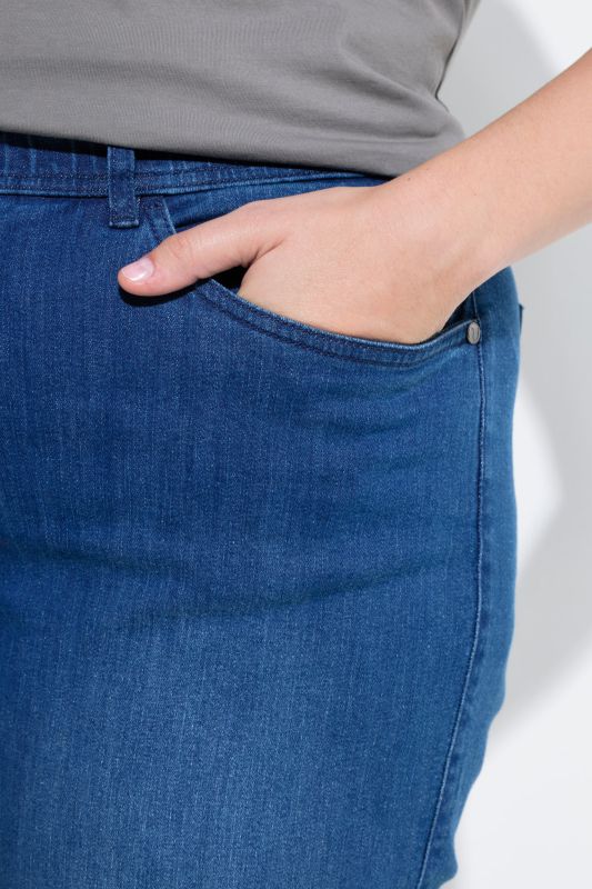 Дънки памучни с широки крачоли