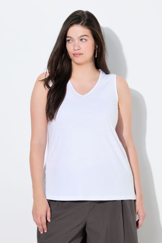 Потник памучен с V - образно деколте