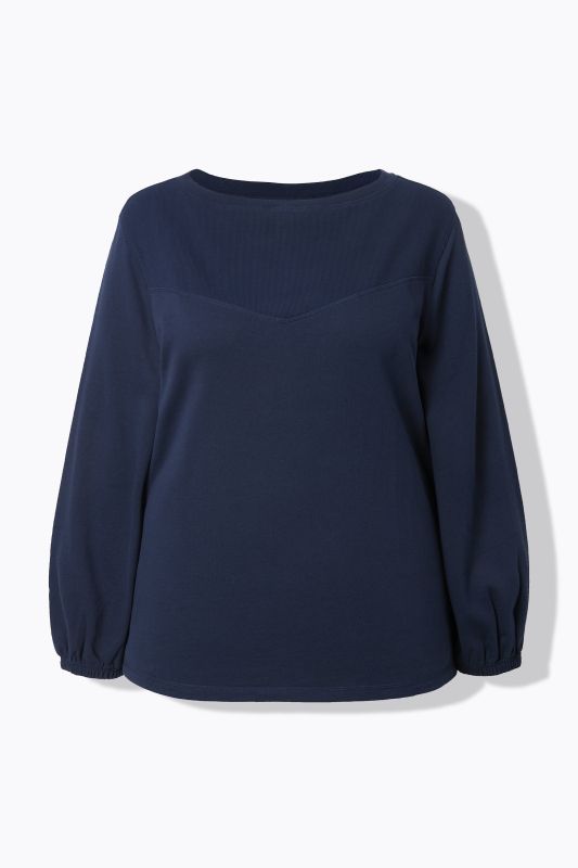 Суитчър с деколте тип лодка