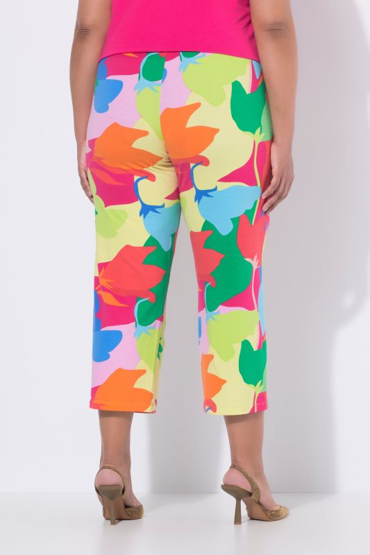 Панталон 7/8 с принт на листа