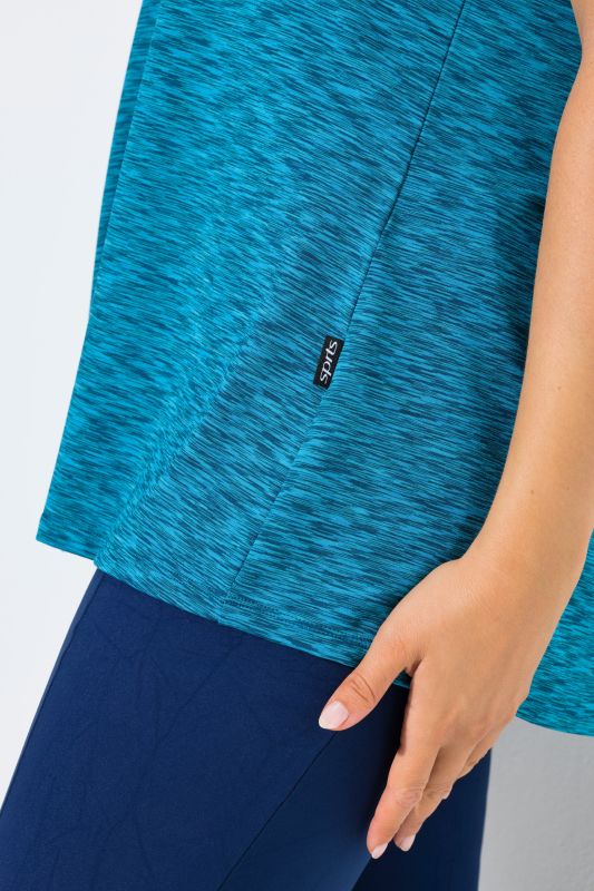 Тениска от бързосъхнеща материя с цветен ефект