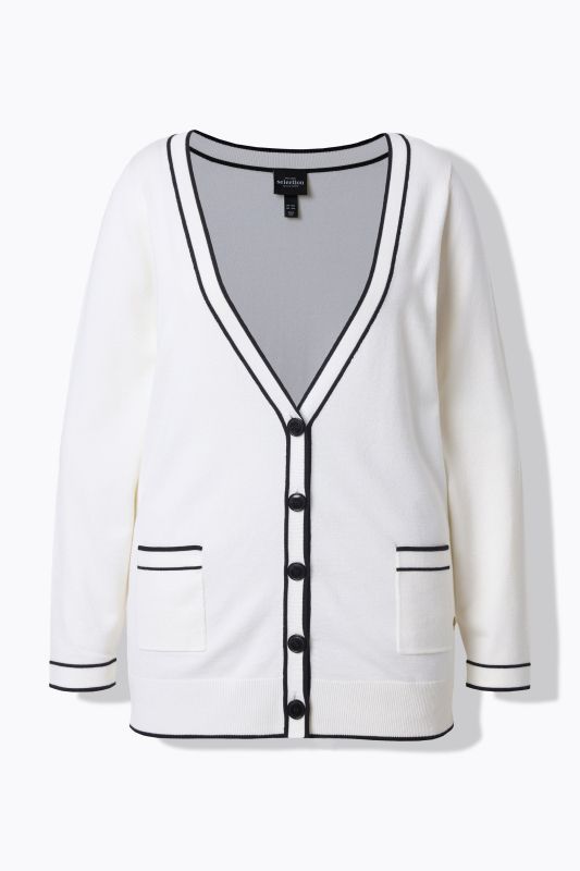 Жилетка с контрастни кантове