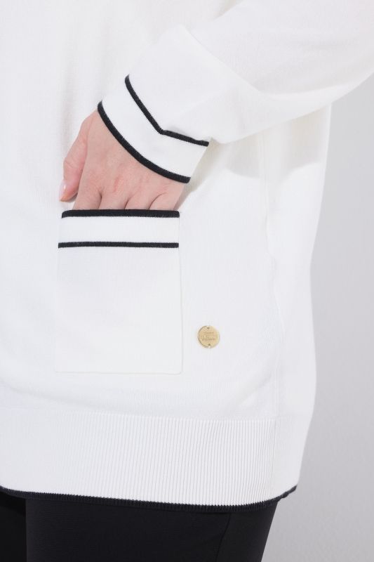 Жилетка с контрастни кантове