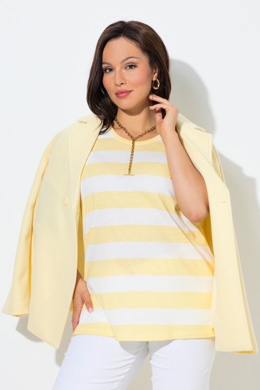 Тениска с хоризонтални райета