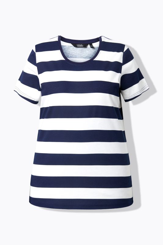 Тениска с хоризонтални райета