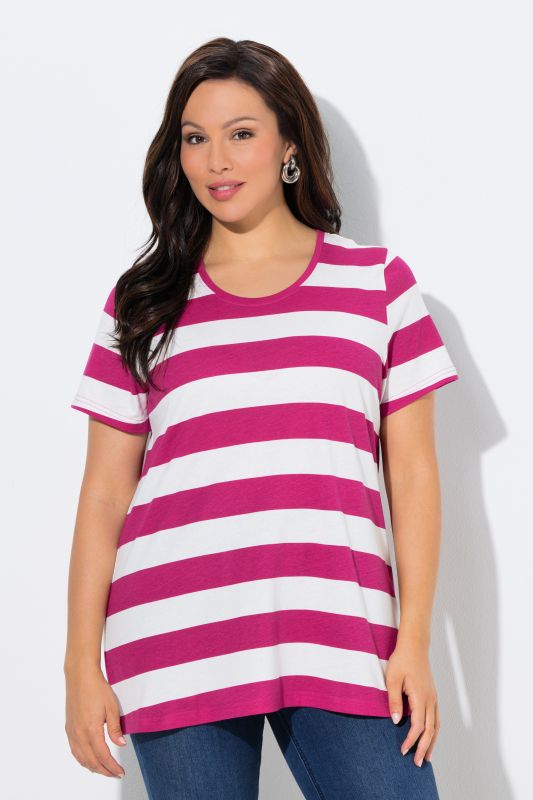 Тениска с хоризонтални райета