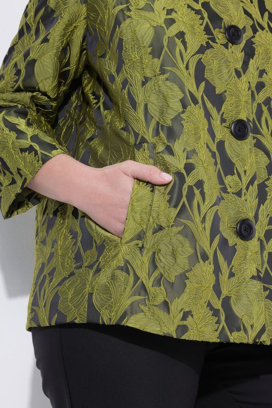 Блейзър от жакард на цветя