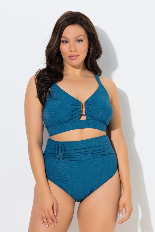 Бански комплект от 2 броя с бляскав акцент