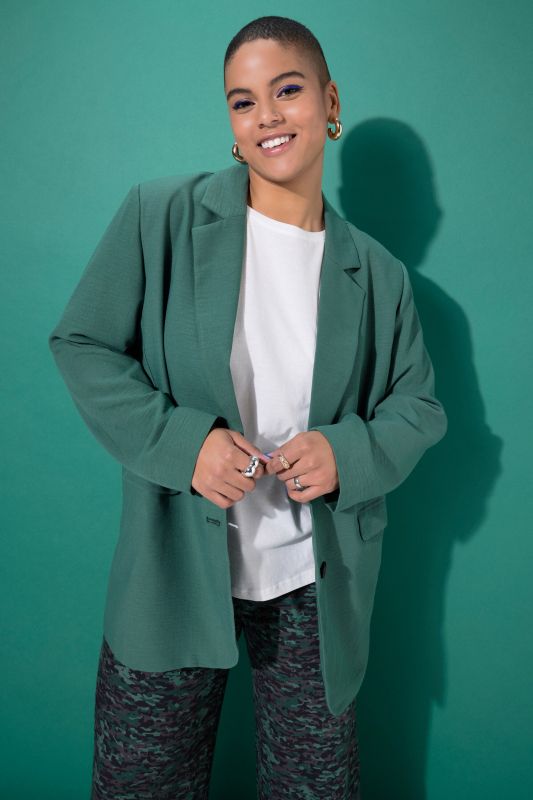 Блейзър с ленен ефект