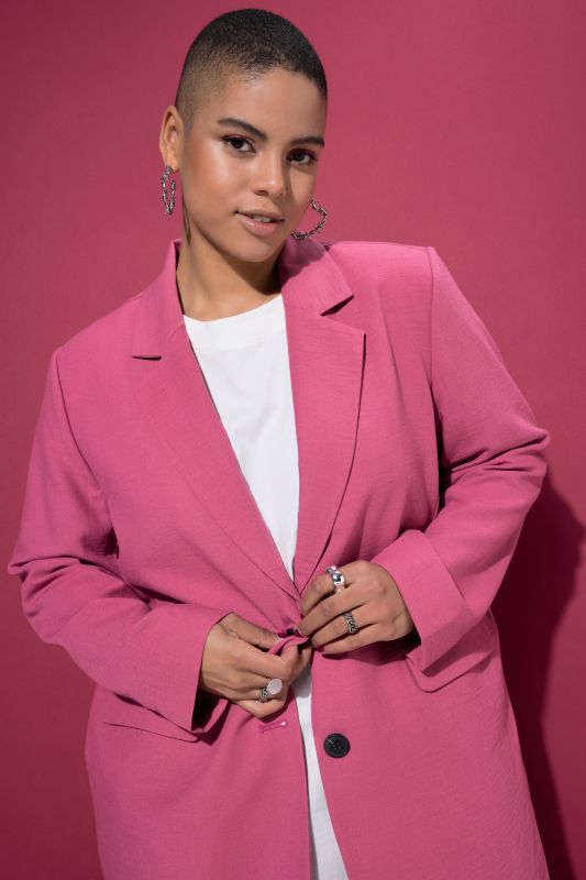 Блейзър с ленен ефект