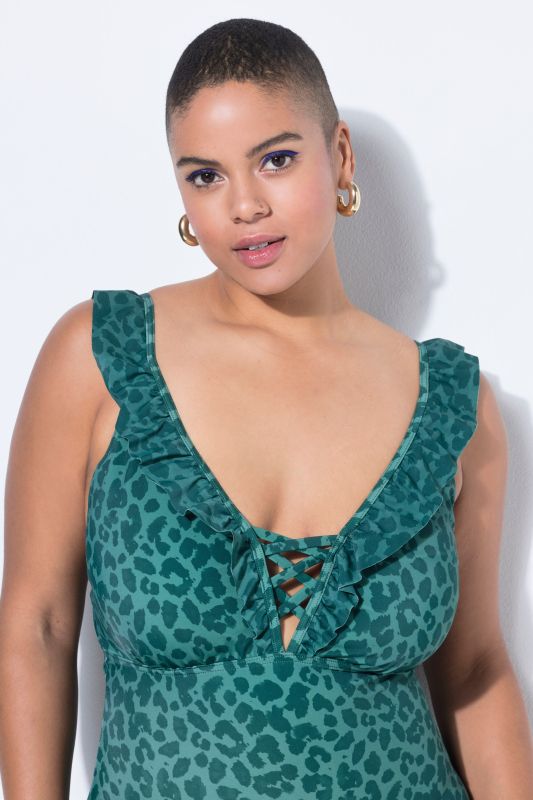 Бански с леопардов принт