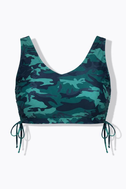 Бански горнище с камуфлажен принт