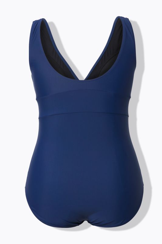 Бански цял с флорална бродения