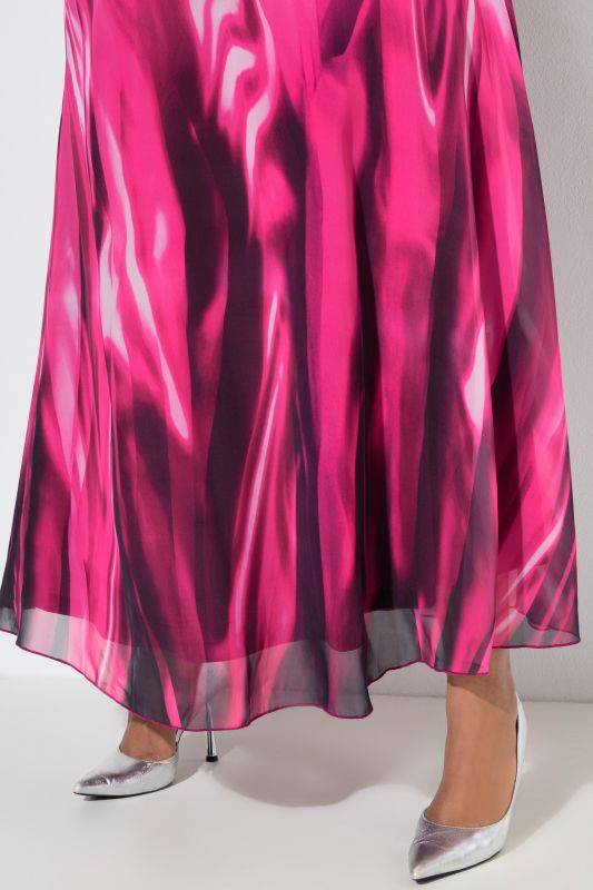 Рокля от розов шифон