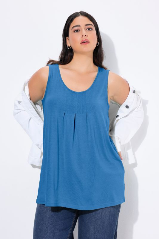 Essential Pleat Front Knit Tank