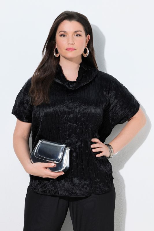 Блуза с намачкана текстура