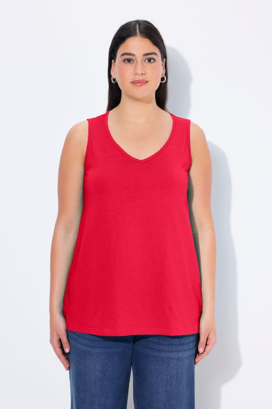V-Neck Classic Fit Cotton Tank