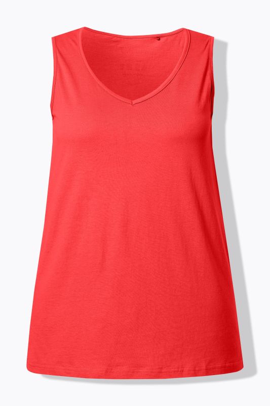 V-Neck Classic Fit Cotton Tank