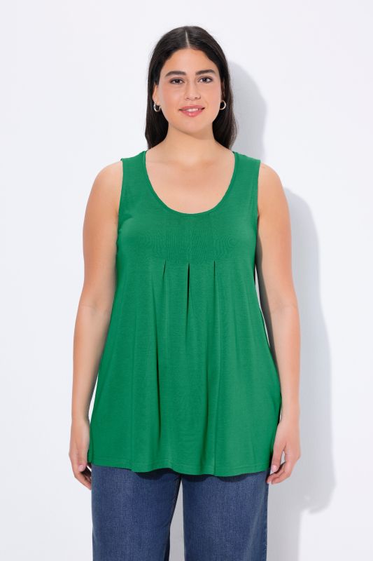 Essential Pleat Front Knit Tank