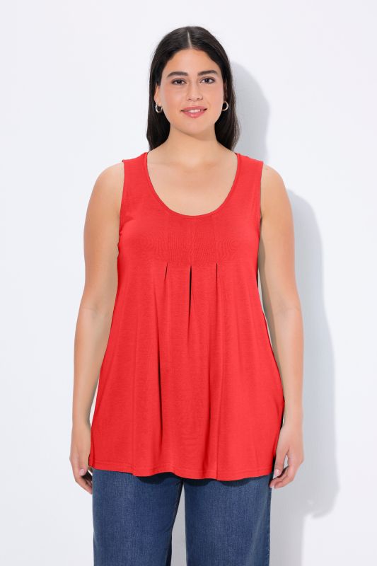 Essential Pleat Front Knit Tank