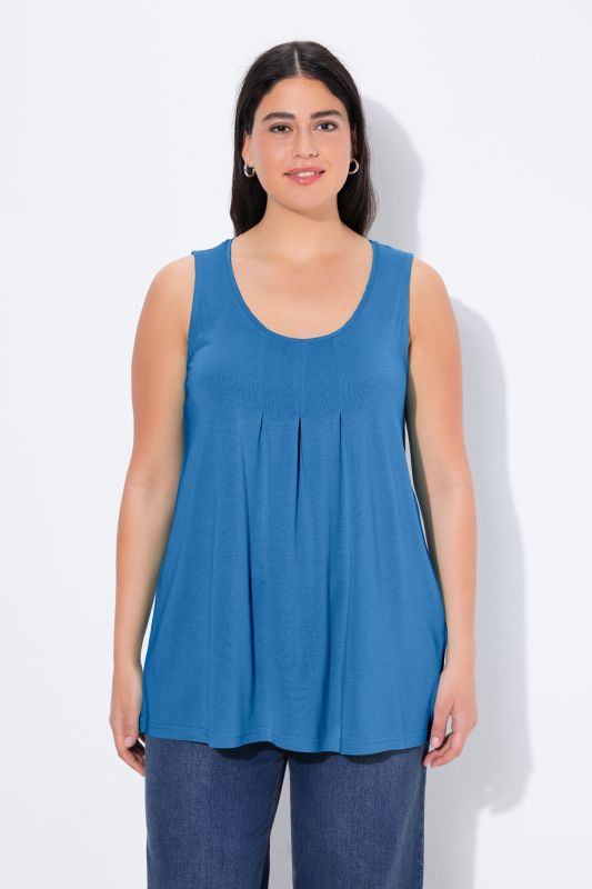 Essential Pleat Front Knit Tank