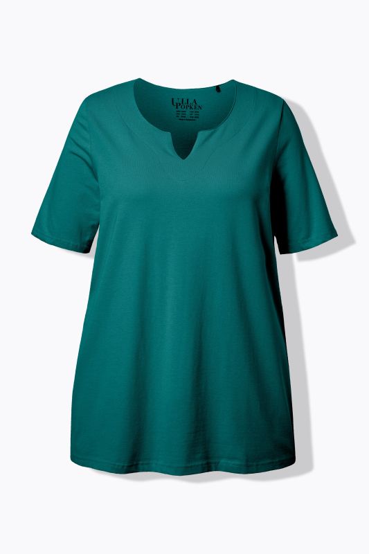 Essential Notch Neck Stretch Tee