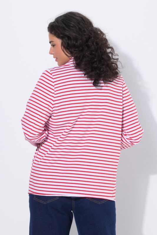 Striped Jersey Blazer