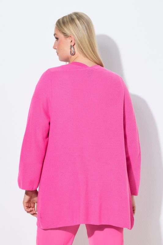 Open Shape 3/4 Sleeve Cardigan