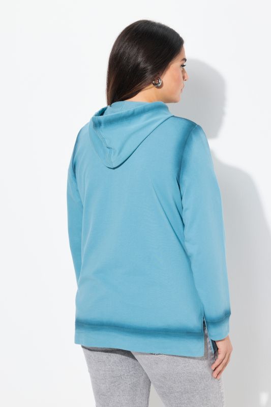Decorative Seam Zip-Up Hoodie