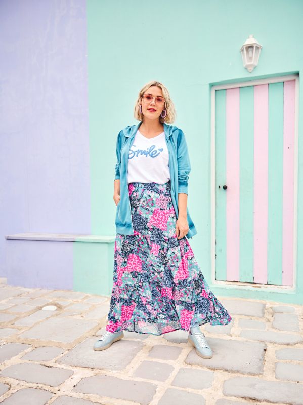 Decorative Seam Zip-Up Hoodie