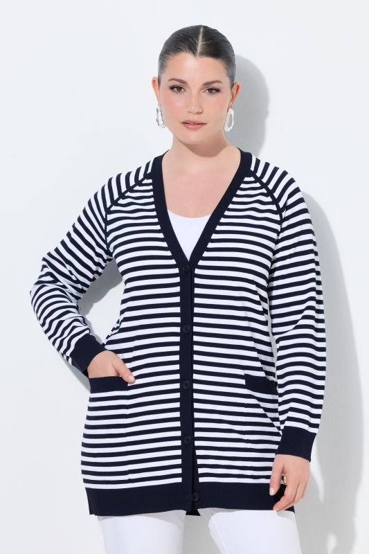 Striped Lightweight Cardigan