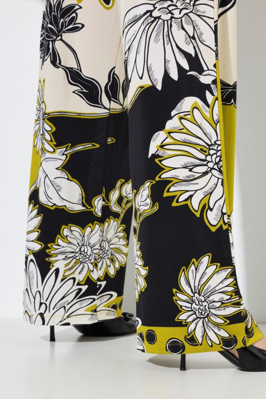 Vibrant Flower Print Pants