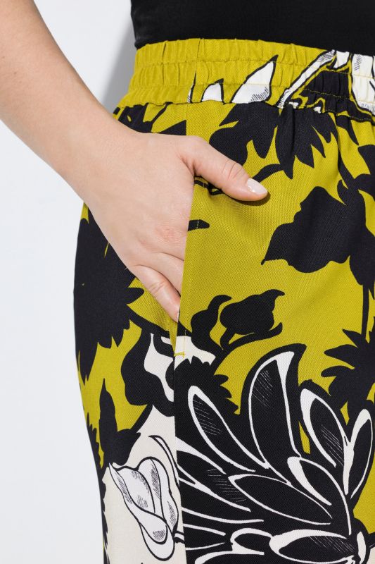 Vibrant Flower Print Pants