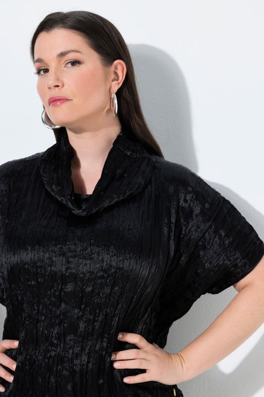 Crinkled Acetate Blouse