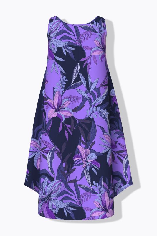 Lily Print Sleeveless Dress
