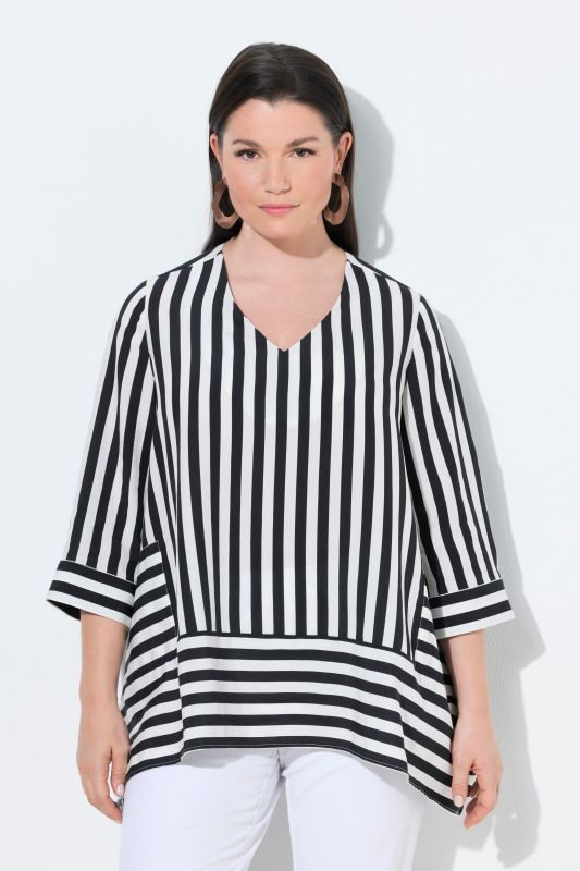 Mixed Striped Blouse