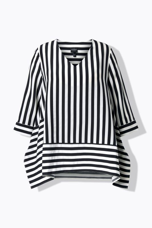 Mixed Striped Blouse