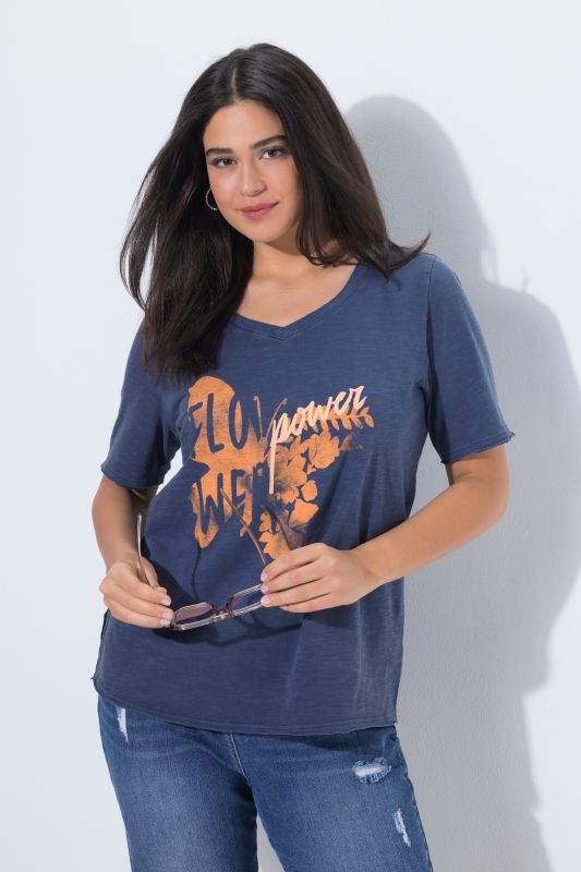 Cotton Flower Power Graphic Tee