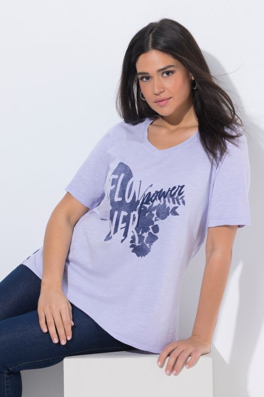 Cotton Flower Power Graphic Tee